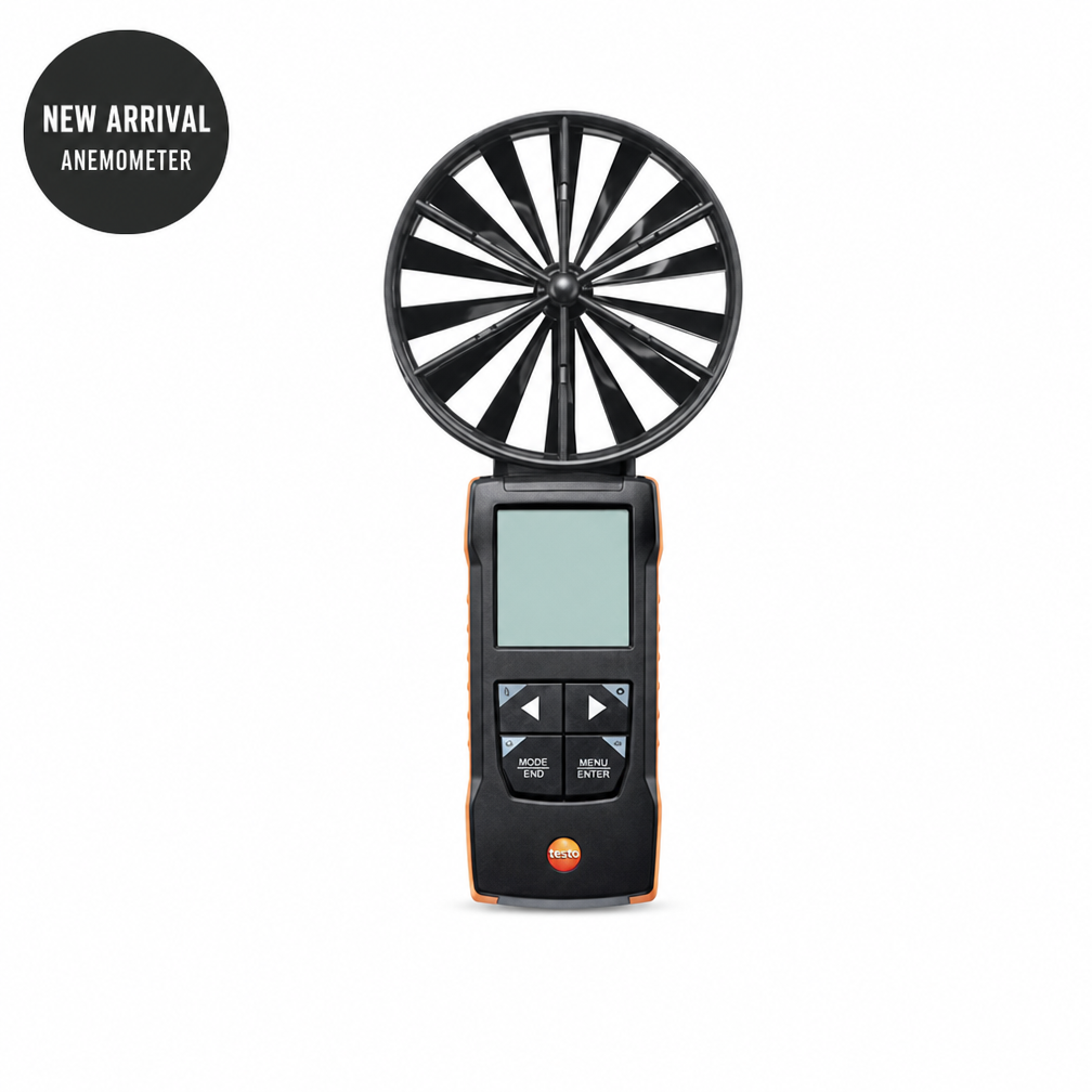 testo 417 Digital 4 inch vane anemometer with App connection 1